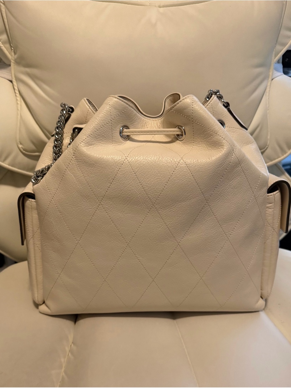 Tory Burch Large Charlie Drawstring - Picture 2 of 7